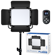 알파믹 촬영용 LED 조명 + 폴더블 스탠드, PL600B, 1세트