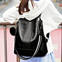 인조가죽 백팩 포켓 숄더 크로스 여행가방