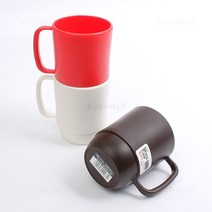 이노마타 전자레인지용 머그컵 / 가벼운 다용도컵, 브라운, 1개