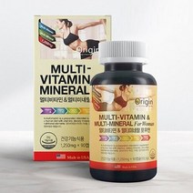 오리진 여자 종합비타민 1250mg 90정 20대여자비타민