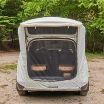 [메이튼] 레드와일드 올 뉴 카니발 차박 텐트 캠핑 도킹 쉘터 꼬리 카, 블랙