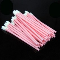 하나뷰티 속눈썹 반영구재료 도매 다용도 일회용 립브러쉬 펌브러쉬 수정면봉, 핑크 50개