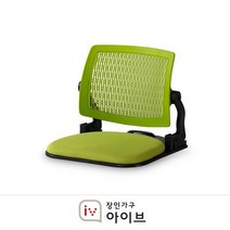 장인가구 아이브 홈오피스 좌식 의자 4종/택1, 블랙