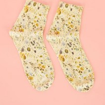 타비오 주문 생산 리버티 패브릭 꽃 프린트 봄 수량 양말