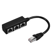 인터넷 UTP랜선 분배기 3포트 RJ45커플러 연장 젠더, 상품선택, 1개