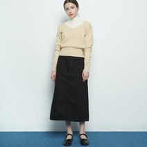 에이본 cotton a line skirt W119