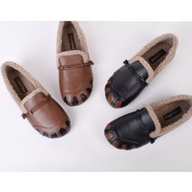 따뜻하고 푹신 방한 겨울 여성 단화