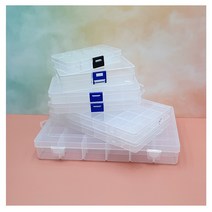 28칸 투명케이스 비즈 공구 장난감 소품 보관함 수납, 투명케이스-28칸