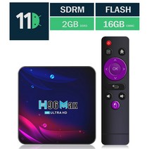 셋톱박스 티비박스 안드로이드 11 유튜브 넷플릭스, 2G램-16G플레쉬