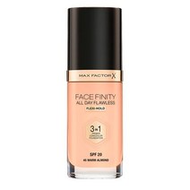 Max Factor 맥스 팩터 페이스피니티 3 In 1 파운데이션 45 웜 아몬드 Facefinity Foundation 30ml, 1세트