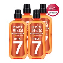페리오 토탈7 가글 후레쉬민트 320ml x4개, 4개