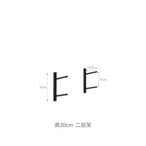 보드 진열대 거치대 보드 서핑보드 장식 걸이 보드샵, 블랙한쌍【높이30CM2단】벽면펀칭필요