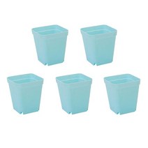 비닐하우스패드 보온재 제작 원터치 온실장 미니 조립식 캔디 색상 미니 스퀘어 플라스틱 식물 꽃 냄비 홈, 05 파란_01 Thin