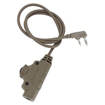 위키토키 무전기TS TAC SKY PTT U94 전술 어댑터 헤드셋 워키 토키 Ptt Comtac I II / Sordin, 02 DE V2 PTT