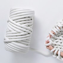 나블리박스 핑거니팅 DIY 자이언트 패브릭얀, 01 화이트