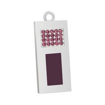 엠텍 스와로브스키 스톤 주얼리 USB 심플라인 보라, 0MB, 32GB