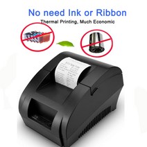 netum 58mm 열전사 프린터 58mm usb 열전사 영수증 프린터 usb pos, 검은색, 협력사, 나는 플러그