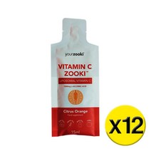[영국발송] 12팩 YourZooki 유얼주키 Vitamin C 비타민 C 15ml