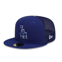2023 로스앤젤레스 다저스 LA 59FIFTY 5950 남성 메시 핏 뉴에라 모자 캡 블루 볼캡 스냅백