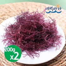자연산 건세모가사리 200g x 2봉 완도산 해초샐러드 SETGA2002, 2개