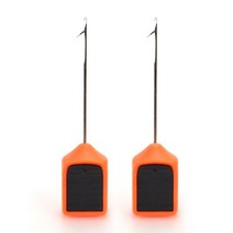 낚시 케미 잉어 미끼 바늘 게이트 팝업 보일리스 접합 핀 만들기 도구 2 개 142000, Dark orange
