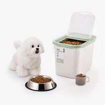 락앤락 사료 보관통 (계량컵+제습제 포함) 강아지 고양이 사료통 사료보관용기, 10kg