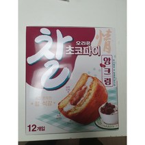 찰초코파이정 앙크림 12p, 336g, 50개