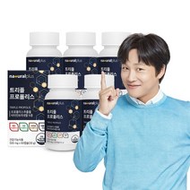 내츄럴플러스 트리플 프로폴리스 아연 츄어블 60캡슐 / 레드 그린 브라운 플라보노이드 프로폴리스 3종, 60정, 5박스