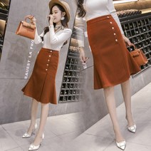 SAMARA 여자 니트 롱 치마 스커트 mn61