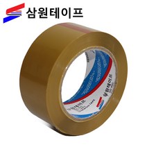 삼원테이프 OPP 박스테이프 경포장 황색 80M, 10개