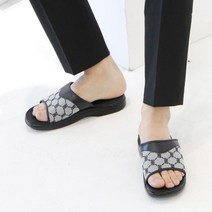남성 푹신 발편한 이중쿠션 사무실 슬리퍼 리필