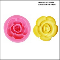 밀랍왁스 천연밀랍왁스 야화 다육 식물 퐁당 실리콘 몰드 3d DIY 캔들 클레이 수지 석고 초콜릿 왁스 꽃 장, 24 네이비 블루