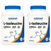 뉴트리코스트 L-이소류신 2000mg 캡슐, 240개입, 2개