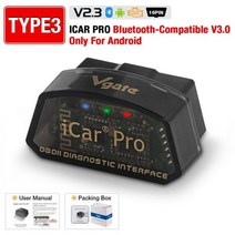 Vgate iCar 프로 ELM327 WIFI OBD2 스캐너 블루투스 호환 4.0 안 드 로이드IOS 자동차 자동 진단 도구 PK ICAR2 ELM 327 V1.5, CHINA, Icar Pro BT 3.0