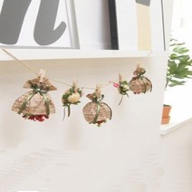 카페데코 테이블 장식 소품 꽃다발 가랜드 가게개업선물 미용실 방꾸미기, 핑크