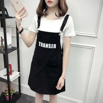 멜빵 원피스 여름옷 여성 러블리 슬림핏 A라인 끈나시 슬립 4824223198