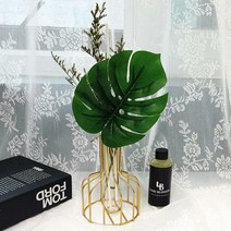 골드 몬스테라 천연 디퓨저 100ml 실내 방향제, 라임바질앤만다린