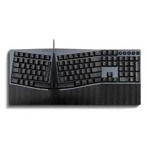 Perixx PERI보드535BR 유선 인체 공학적 기계식 분할 키보드 로우 프로파일 브라운 촉각 스위치 매크로 키로 프로그래밍 윈도우 맥 OS X와 호환 미국 영어 블랙, 유선 선형