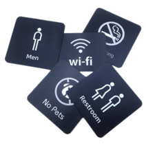 태광아크릴 와이파이 UV인쇄 픽토그램 표지판, 와이파이(레드)