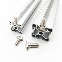 1052pcs m5 m6 m8 t 해머 헤드 t 볼트 알루미늄 커넥터 t 헤드 볼트 나사 20304045 알루미늄 프로파일, 2020-m5-12mm(10개)