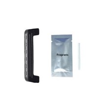 공기청정기 음이온공기청정기 차냄새제거 자동차 공기 청정기 향수 환기 Freshener 에어컨 클립 디퓨저 솔리드, black with perfume