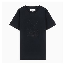메종 마르지엘라 [메종마르지엘라] 23SS 여성 S51GC0522 S20079 861 넘버 로고 프린트 반팔 티셔츠 블랙
