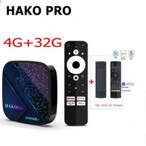 HAKO 프로 스마트 TV 박스 구글 인증 24G 5G 와이파이 BT50 4K DDR4 안드로이드 11 미디어 플레이어 대 Mecool km7 플러스 Amlogic S905Y4, 20.Eu 플러그  4g 32g mx3