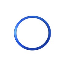 스티어링 핸들커버 혼즈 스티어링휠 자동차 핸들 커버 장식 링 스티커 블루/레드/블랙/골드/퍼플 아우디 A3 A4 B8 B6 A6 A7 A8 C6 Q3 Q5 Q7 A5 C7 TT, [01] Blue Small Circle