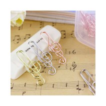 문서집게 음표클립 페이퍼클립 귀여운클립 종이클립, 실버HR003210