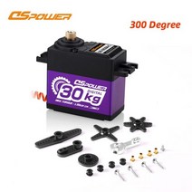 키덜트 DSpower 방수 서보 하이 토크 브러시리스 모터 1/8 1/10 RC 자동차 로봇 보트 헬리콥터용 디지털 서보 35kg 70kg, S020A-300 Purple
