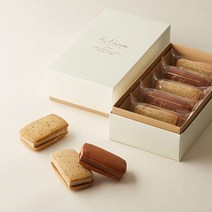 수제쿠키전문점 답례쿠키 [라메종백금] 계절쇼콜라샌드 5개 초콜릿 로얄 밀크티 헤이즐 마론 모둠 선물 낱개 포장 2022 가을 겨울, 2022 가을/겨울