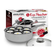 ExcelSteel 스테인리스 브런치용 수란냄비 일반프라이팬, 상세설명참조