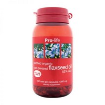 뉴질랜드 프로라이프 유기농 아마씨유 Flaxseed Oil 200캡슐