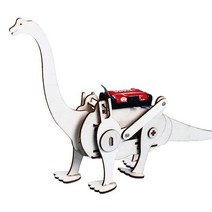 전기 워킹 공룡 키트 나무 Diy 조립 모델 T 렉스 과학 실험 기술 교육용 스템 완구 어린이용, [02] dinosaur B